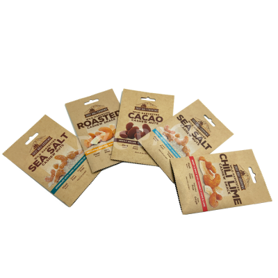 Plastic Color Printed Snack Packaging Pouches Bag For nuts